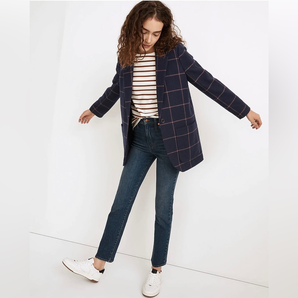 Madewell Larsen Blazer in windowpane